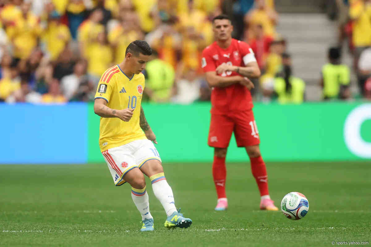 James Rodríguez makes Colombian national team history against Switzerland 📊
