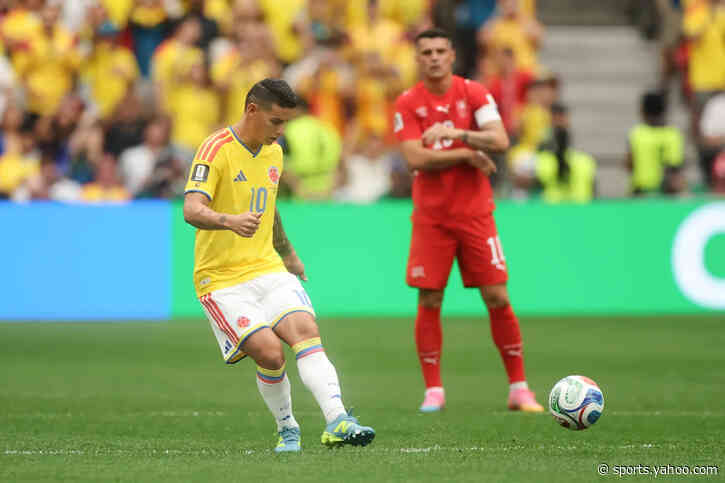 James Rodríguez makes Colombian national team history against Switzerland 📊