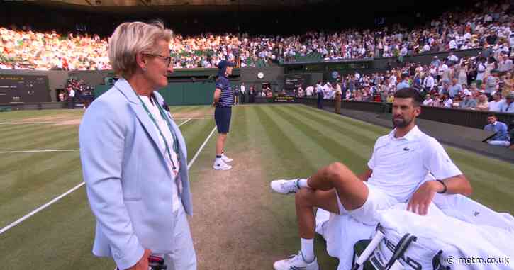 Novak Djokovic hits out at Wimbledon referee over ‘perplexing’ decision