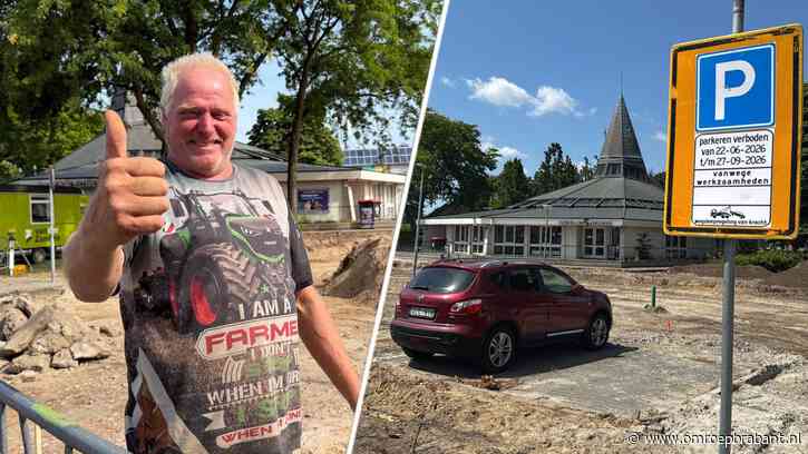 Auto na weken in bouwput eindelijk weggehaald: 'Hij heeft geluk gehad'