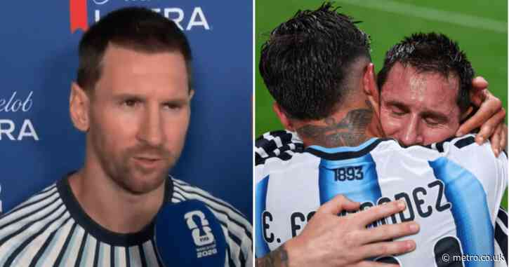 Lionel Messi reveals why he broke down in tears after Argentina win World Cup epic