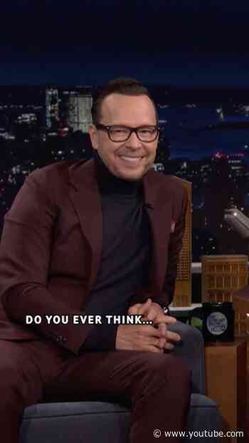 #DonnieWahlberg on #NKOTB’s debut album turning 40: “It never gets old to me.” #FallonTonight