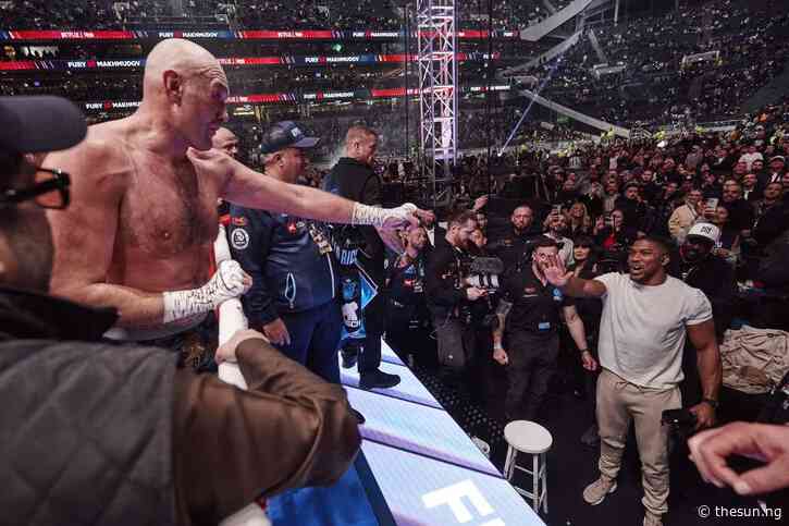 Condition given for Joshua vs Fury to be held at Wembley