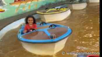 Nauseating video of kids riding boats in brown water at popular theme park sparks concerns