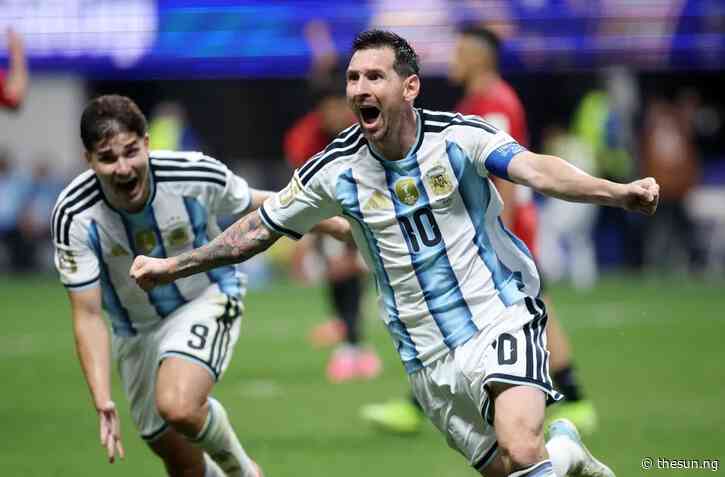 Messi’s magic gifts Argentina win over Egypt