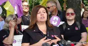 B.C. nurses escalate job action with picket line at Vancouver General Hospital