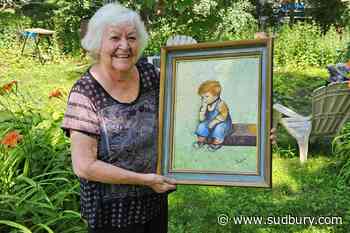 Orillia artist reunited with her own painting 50 years later after her kids found it at a yard sale