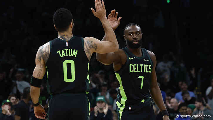 Jayson Tatum gives first reaction to Celtics' Jaylen Brown trade