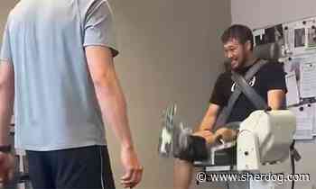 Shavkat Rakhmonov returns to pad work after knee surgery, nears UFC comeback