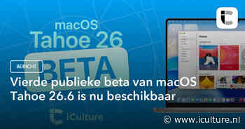 Vierde publieke beta van macOS Tahoe 26.6 is nu beschikbaar