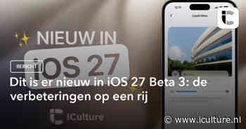 Dit is er nieuw in iOS 27 Beta 3: de verbeteringen op een rij