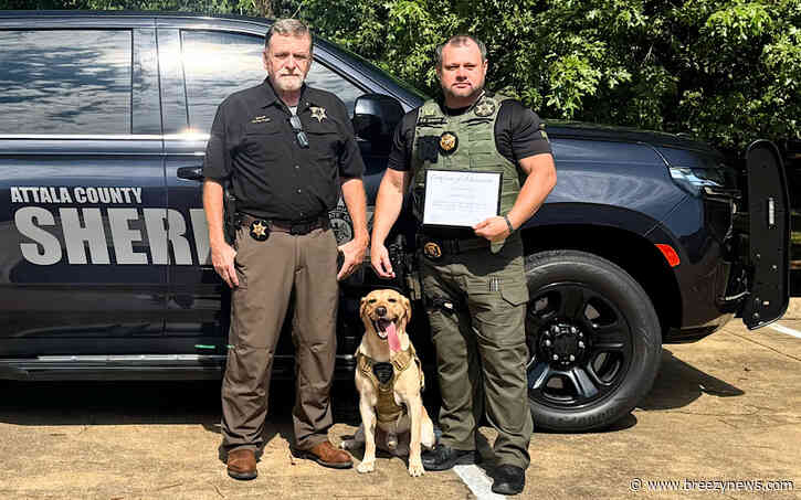 Attala Deputy and K-9 Partner Complete Handler Training Course