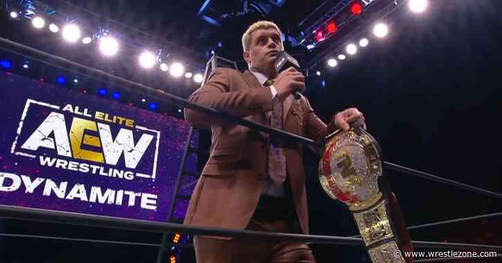 Tony Khan Reveals He Wasn’t Sold on Cody Rhodes’ AEW World Title Stipulation