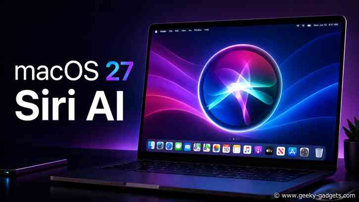 Apple Brings Advanced Siri AI to macOS 27