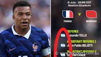 Politician threatens legal action against Mbappe; referee graphic goes viral — WC Daily