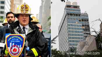 Sagging NYC skyscraper stabilized after FDNY chief warned building could flatten like a 'pancake' as officials say evacuation plans are in place for 'sense of movement'