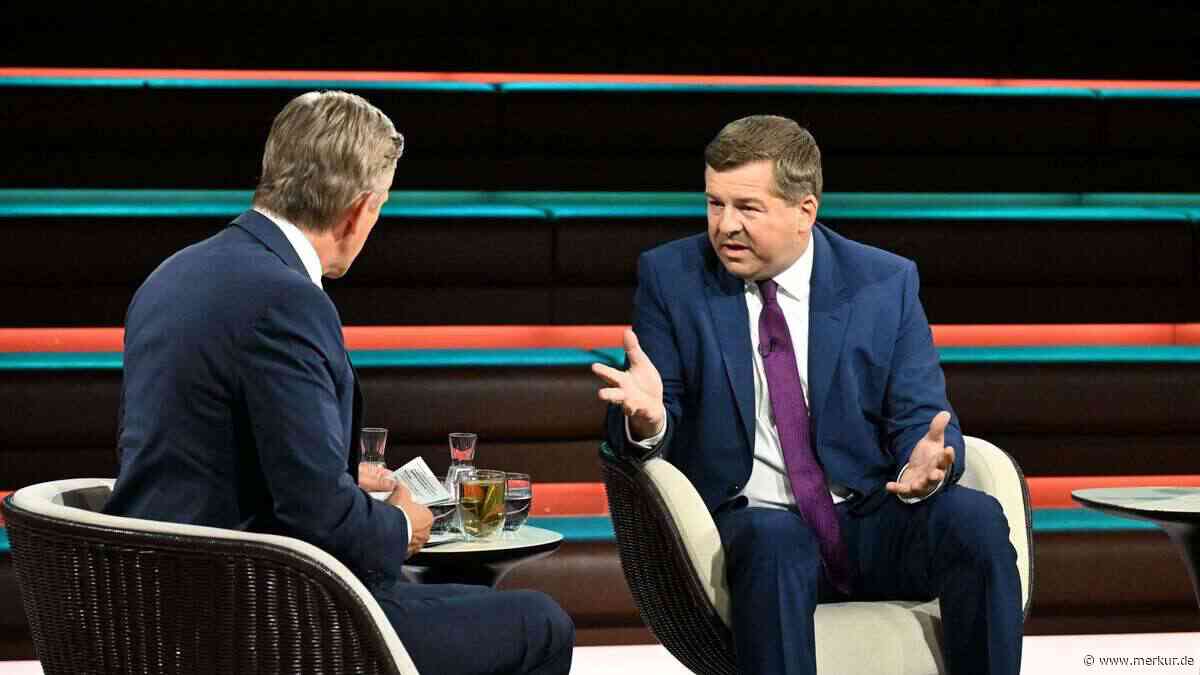 CDU-Ministerpräsident Schulze bei Lanz in der Zwickmühle: Kann nichts versprechen, „was ich nicht halten kann“
