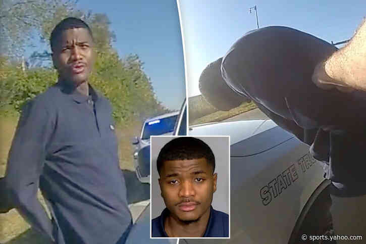Dramatic moment cops aim guns at NBA rookie after highway chase — as his hopeless prediction about basketball future revealed