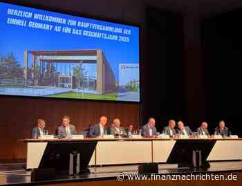 EQS-News: Einhell Germany AG: Einhell setzt Wachstumskurs fort - starkes Signal auf der Hauptversammlung 2026