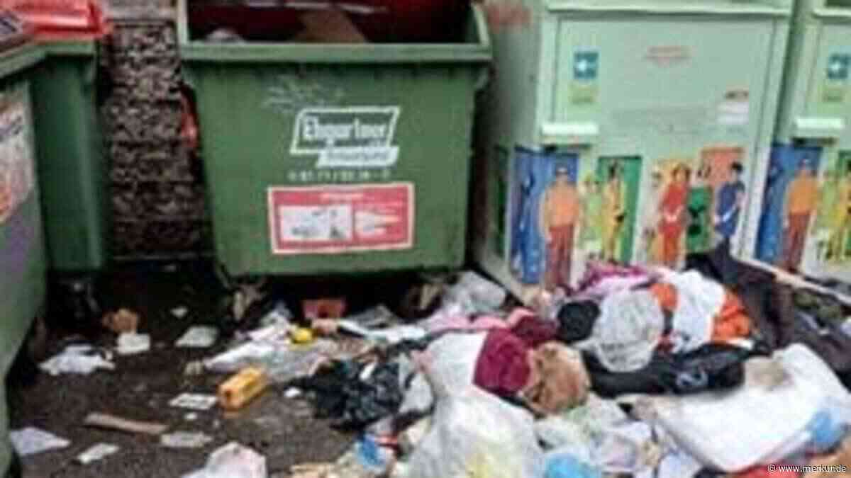 „Rücksichtslos“ – Sofagruppe, weggeworfenes Geschirr oder Staubsauger an Sammelstellen abgelegt