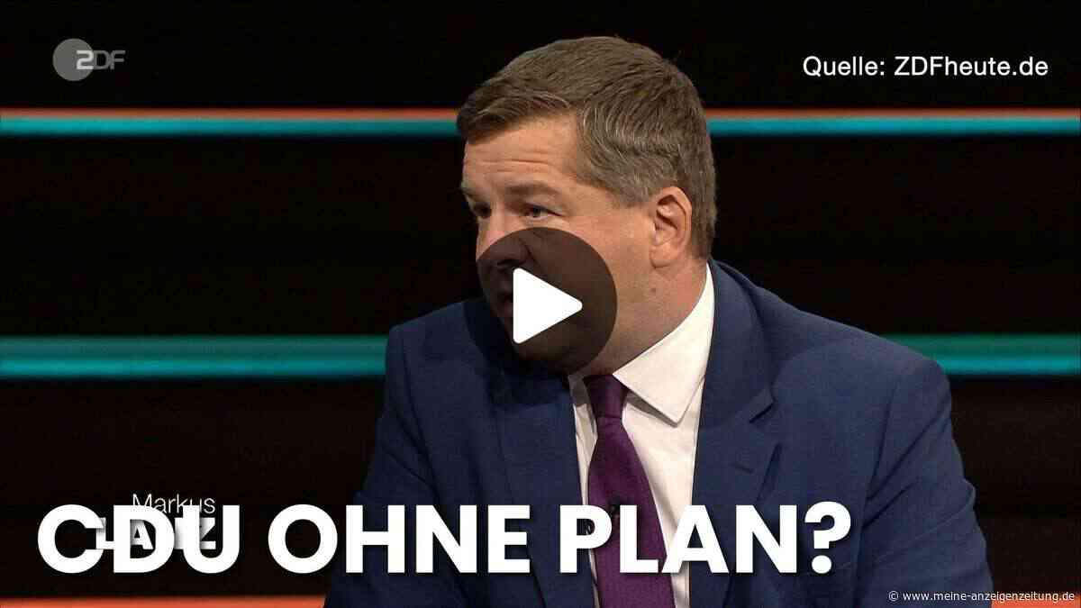Sven Schulze (CDU) gerät bei Markus Lanz unter Druck