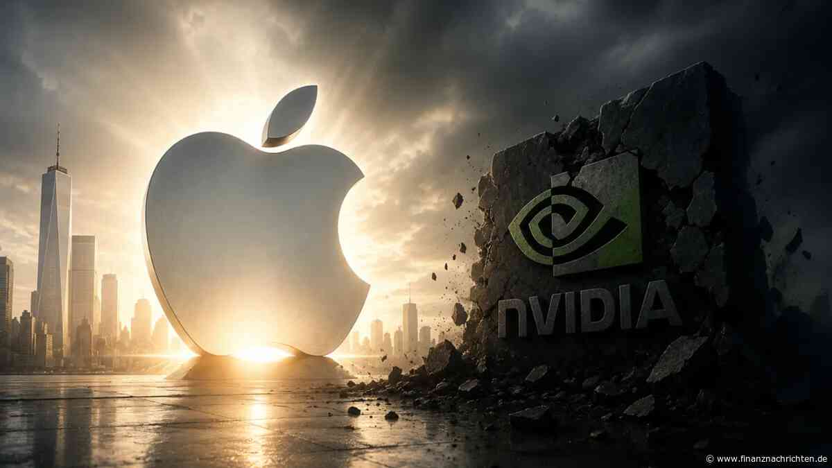 Neuer Favorit?: Apple holt Nvidia auf - Rückkehr an die Börsenspitze?