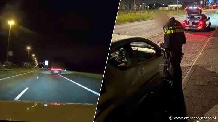 Politie druk met dronken man, appjes en gladde banden