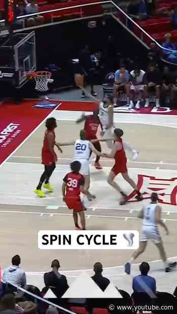 Tyler Burton shows off the beautiful spin move