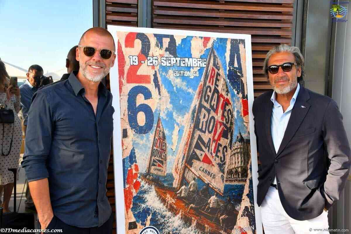 « J’ai pu prendre le temps de réfléchir au projet » L’artiste Grégory Berben signe l’affiche de l’édition 2026 des Régates royales de Cannes