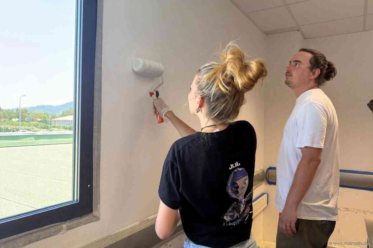 Partage, peinture et insertion : six jeunes de la Ligue varoise de prévention rénovent la Mission Locale de Brignoles