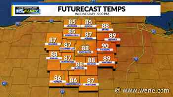 Heat builds today, humidity catches up Thursday