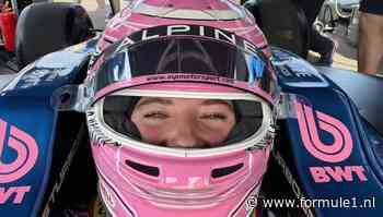 VIDEO: Nina Gademan maakt eerste F1-meters namens Alpine: ‘Krankzinnig’