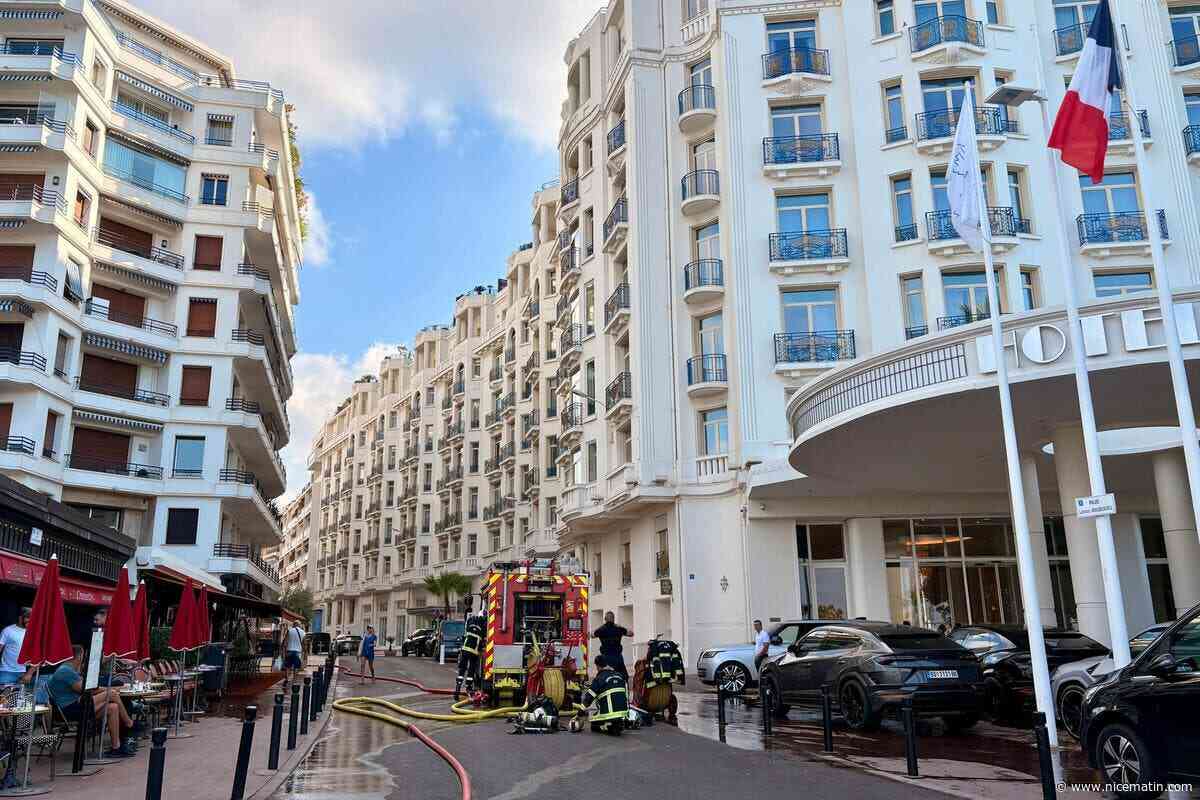 Un incendie se déclare dans un appartement à Cannes : les habitants confinés le temps de l’intervention