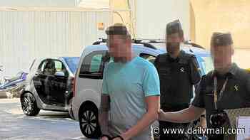 British man is arrested for 'trying to kiss a male air steward during flight to Spain'