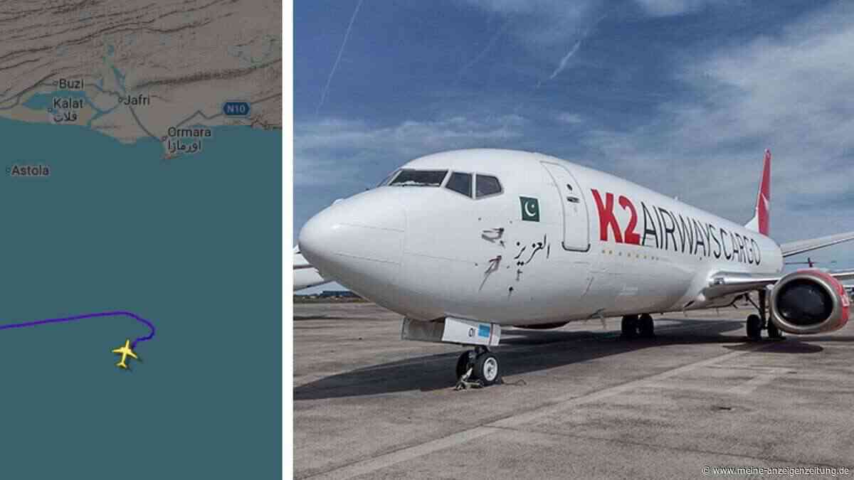 Boeing verschwindet und stürzt ins Arabische Meer: Karte zeigt Ort des letzten Funkkontaktes