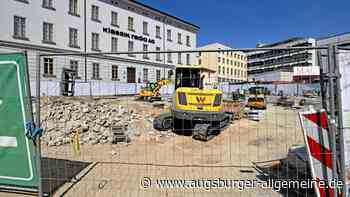 Brunnenplatte für Stadtmarkt ging kaputt und wird neu geliefert