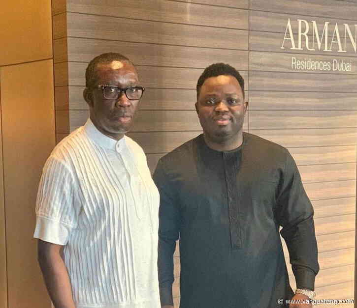 prince Evuetapha congratulates Okowa at 67