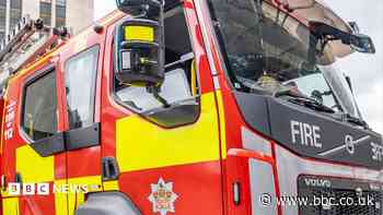 Ten crews at fire affecting three properties