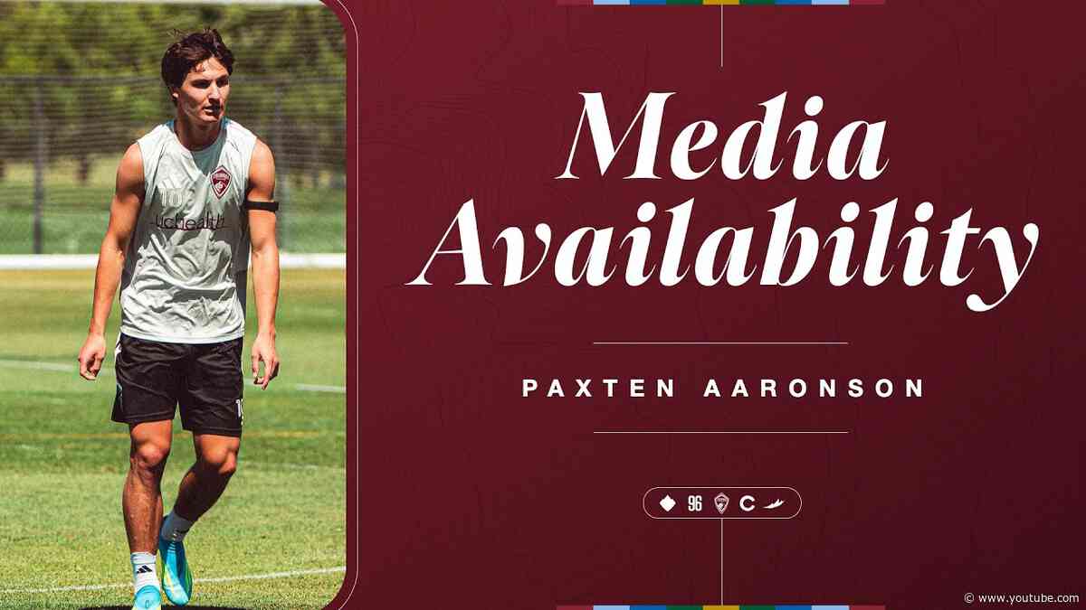 Media Availability | Paxten Aaronson on goals for second half of MLS season