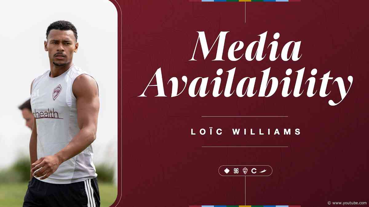 Media Availability | Loïc Williams on joining Rapids, potential debut in Juárez friendly