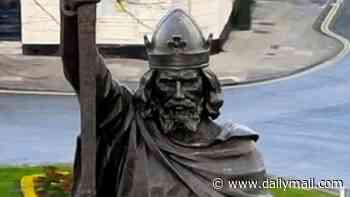 English King Alfred who massacred thousands of Vikings is 'found buried' under Hampshire car park days before England play Norway in World Cup