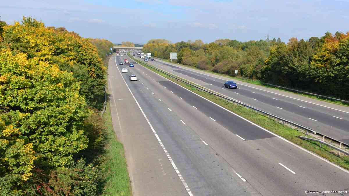 Highways worker, 65, struck and killed by van on M23 as Croydon man arrested