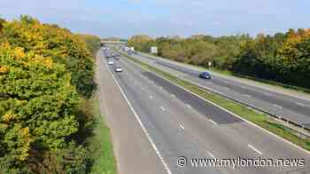 Highways worker, 65, struck and killed by van on M23 as Croydon man arrested