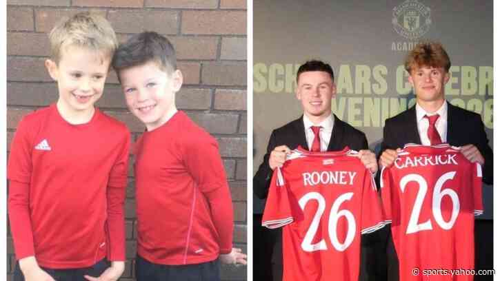 Carrick and Rooney among 15 new Man Utd scholars