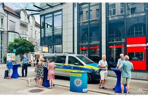 POL-DA: Heppenheim: "Coffee with a Cop" kommt bei Bürgerinnen und Bürgern gut an - Auch Eistee im Angebot