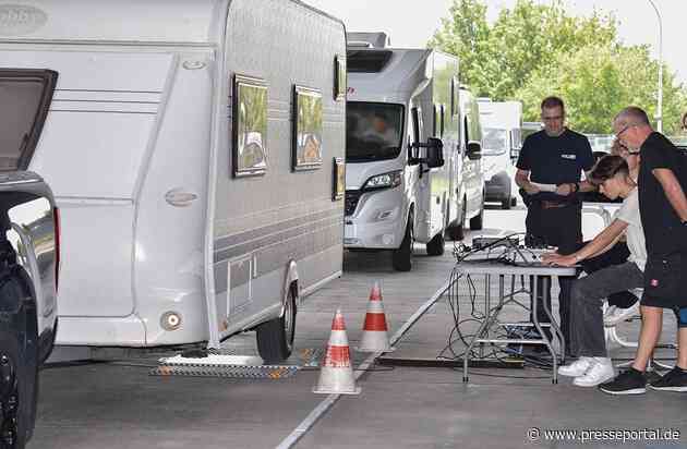 POL-MK: Stau an der Sonnenblumenallee - Campingmobile auf der Waage