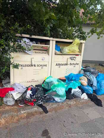 Ludwigshafen – CDU Rheingönheim: Unhaltbare Zustände an den Altkleider- containern am Netto-/Rossmann-Parkplatz