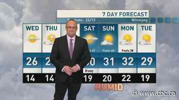 Riley Laychuk's Manitoba forecast for Wednesday, July 8, 2026