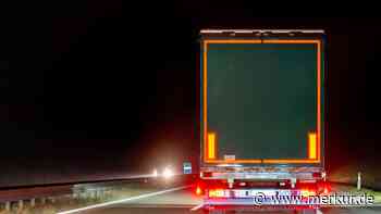 Einschränkungen auf der A72 in Bayern: Sattelzug geht in Flammen auf