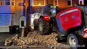 Name of man charged after tractor hits Middlesbrough home